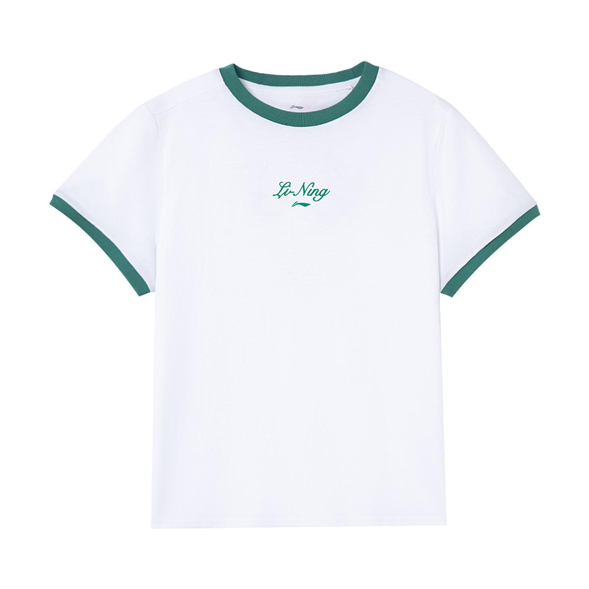 Li-Ning Classic Comfortable Soft Short Sleeve T-Shirt Women tops White AHSW880-2 S