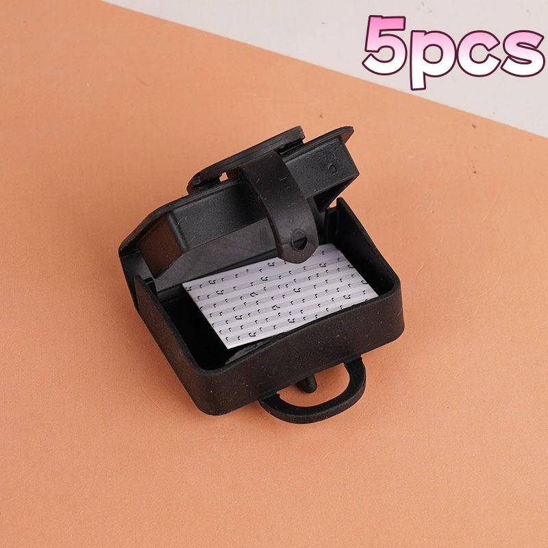 5Pcs Dolls Mini Bags Clothes Accessories 1/12 Dollhouse Simulated Handbag School Bag Music Score Model Study Decoration Toys