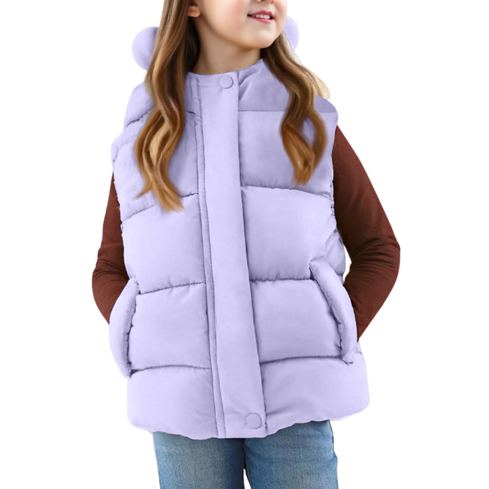 

Детский комплект из 2 предметов - Однотонное пальто с карманами 120 светло-фиолетовый