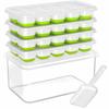 Cross-Border Ice Cube Tray - 14 Grids with Lid, Large Capacity Mold for Household Ice Storage