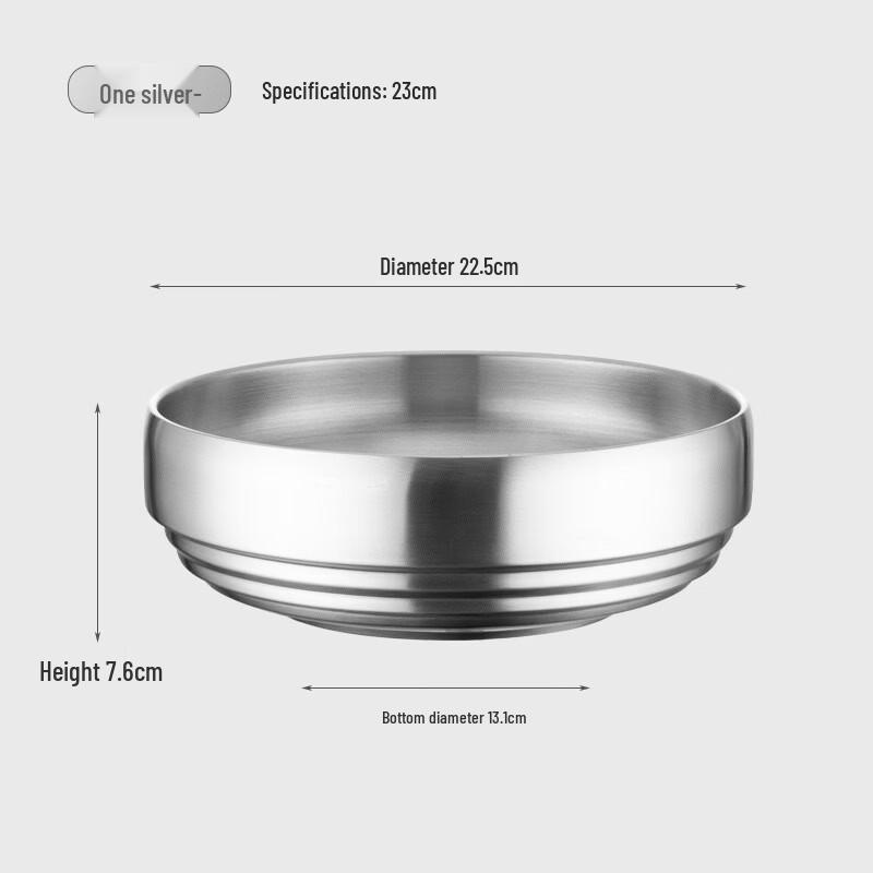 ZISIZ Stainless Steel Noodle Bowl