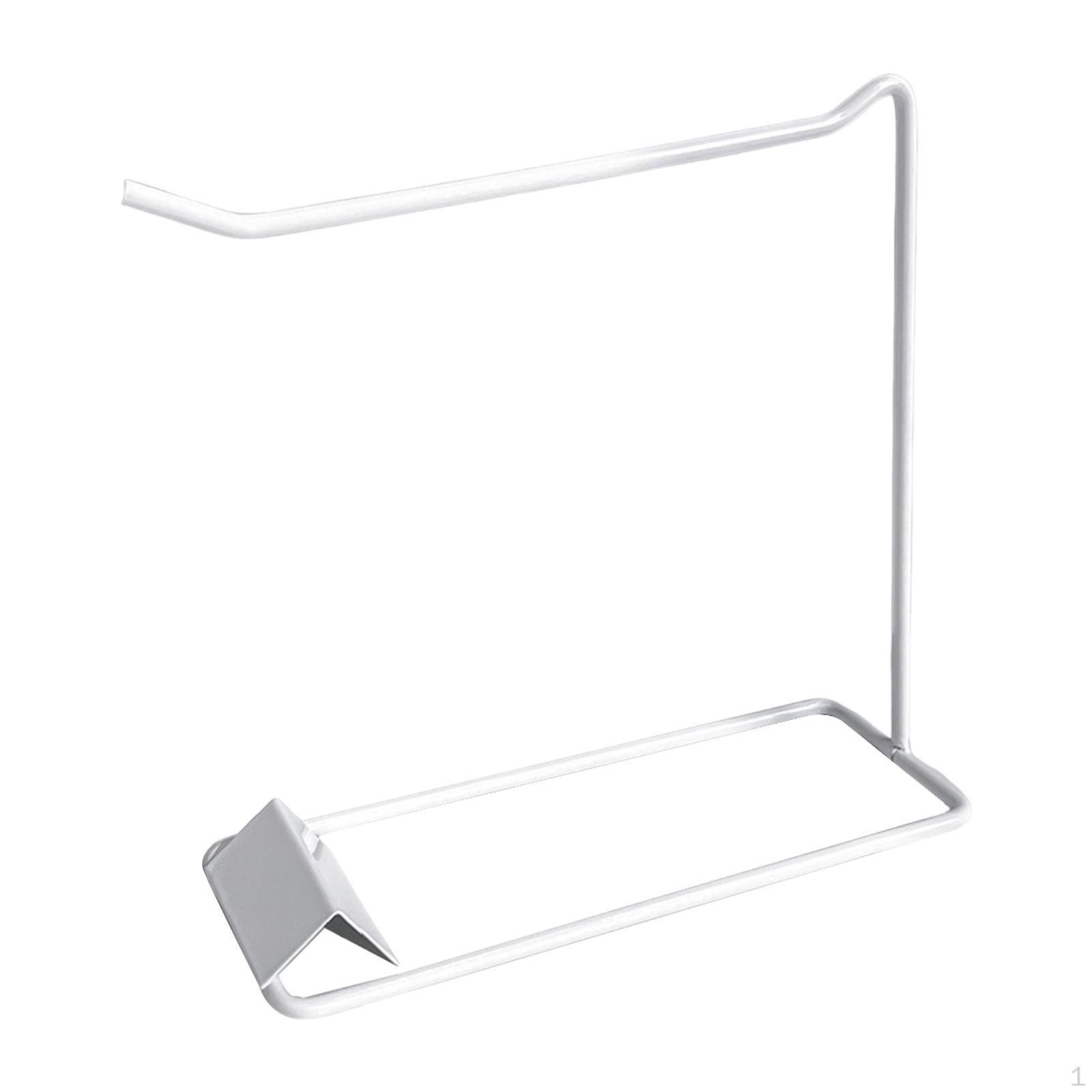 

Metal Jewelry Display Stand 20x7.4x20cm for Salon Countertop, Multipurpose Iron Shelf Practice Tool белый