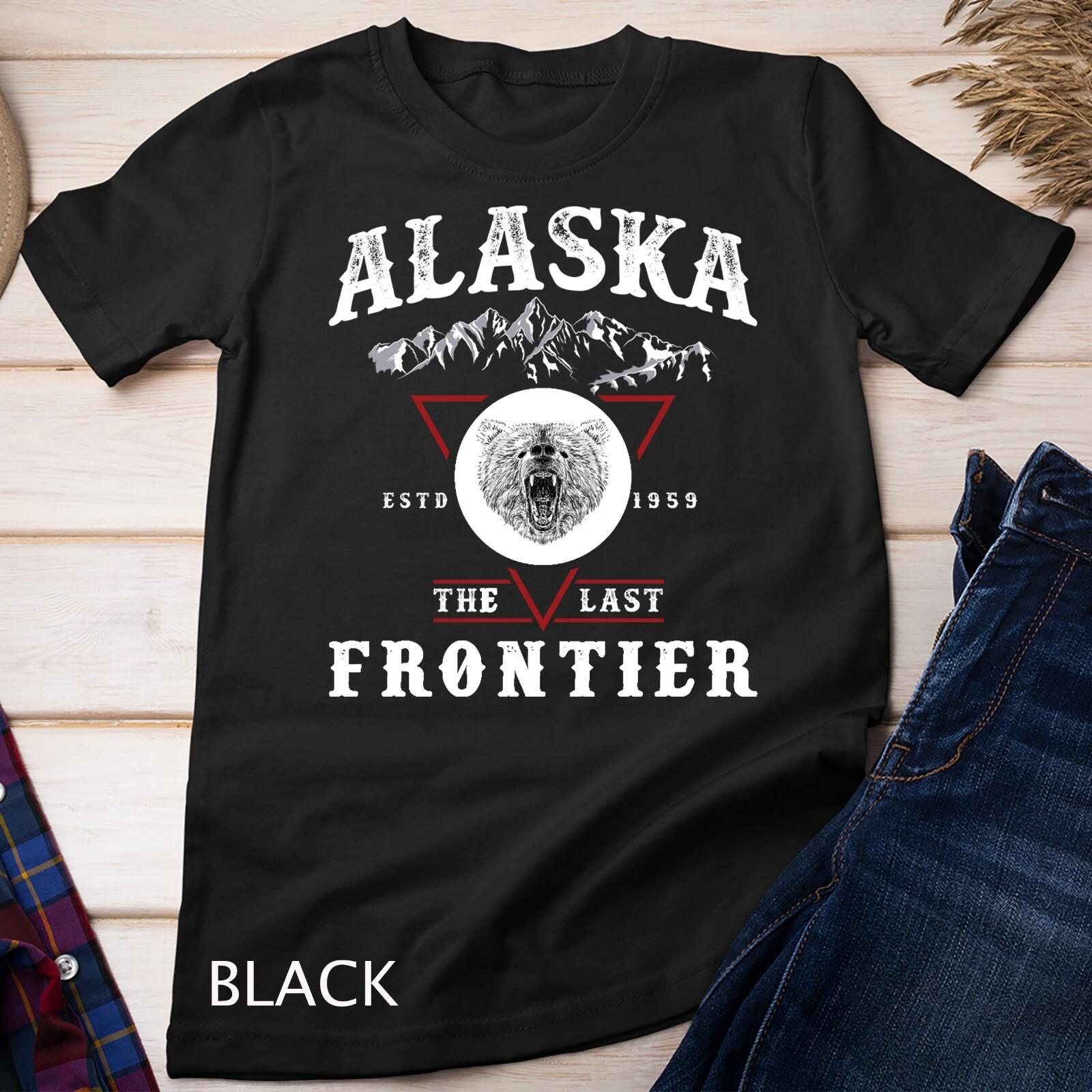 

Alaska The Last Frontier Glacier Bear Unisex T-shirt 2XL