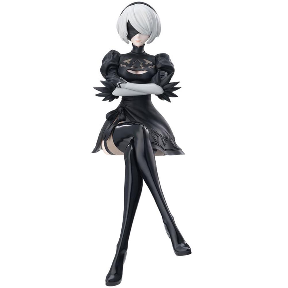 

Фигурки из игры NieR Аниме Фигурки 2Борха Фигурки-экшены 2B Милые ПВХ Модели 2B Фигурка Статуэтка Украшение Коллекция Игрушки подарки 15 см 10cm