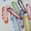 10Pcs 6cm Color Baking Varnish Cute Cartoon Pin Chic Fashion DIY Decorative Accessories for Girls Clothing Hat Bag Fixed Buckle