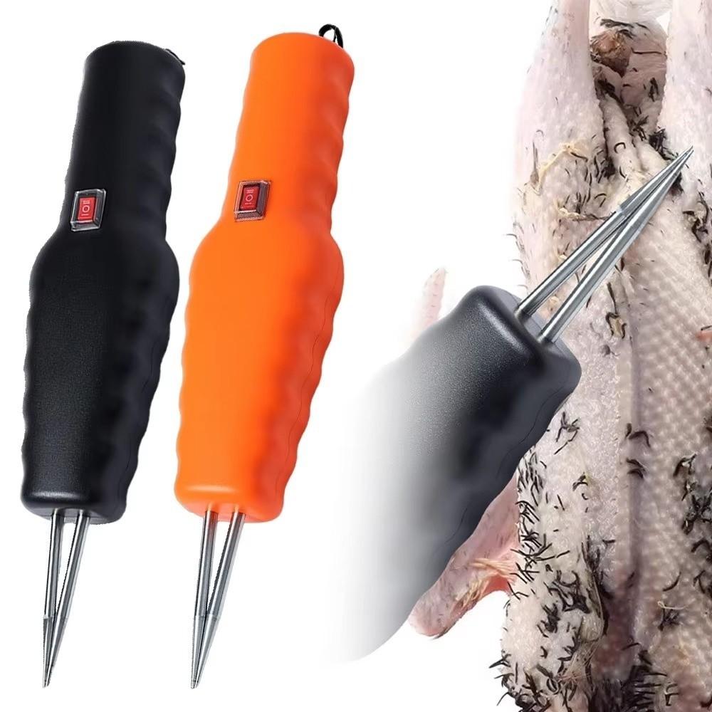 Powerful Motor Electric Poultry Plucker Ergonomic Feather Removal Plucker  Poultry Processing