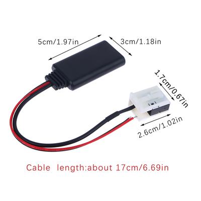 Car Bluetooth 5.0 Module Aux-In Audio For E60 E63 E64 E61 E87 E70 E90 E91 E92 Mini Radio Stereo Aux Cable Adapter Wireless Audio