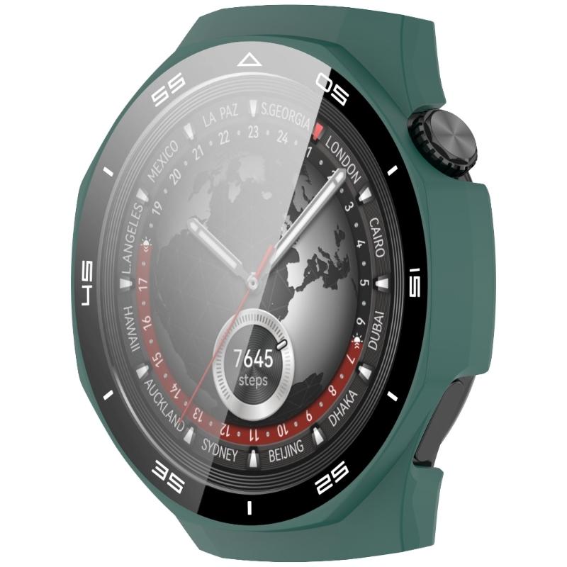 46mm Smartwatch Hard Case PC & Glass Watch Bumper Easy Installation Watch Protective Cover Simple To Use for Watch GT5
