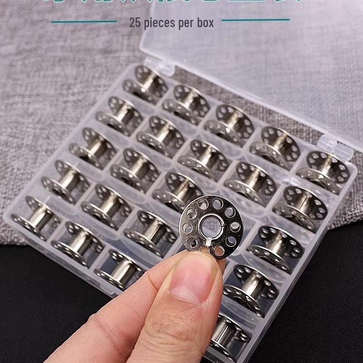 Cívková patka a člunek pro plochý elektrický šicí stroj s přímým stehem