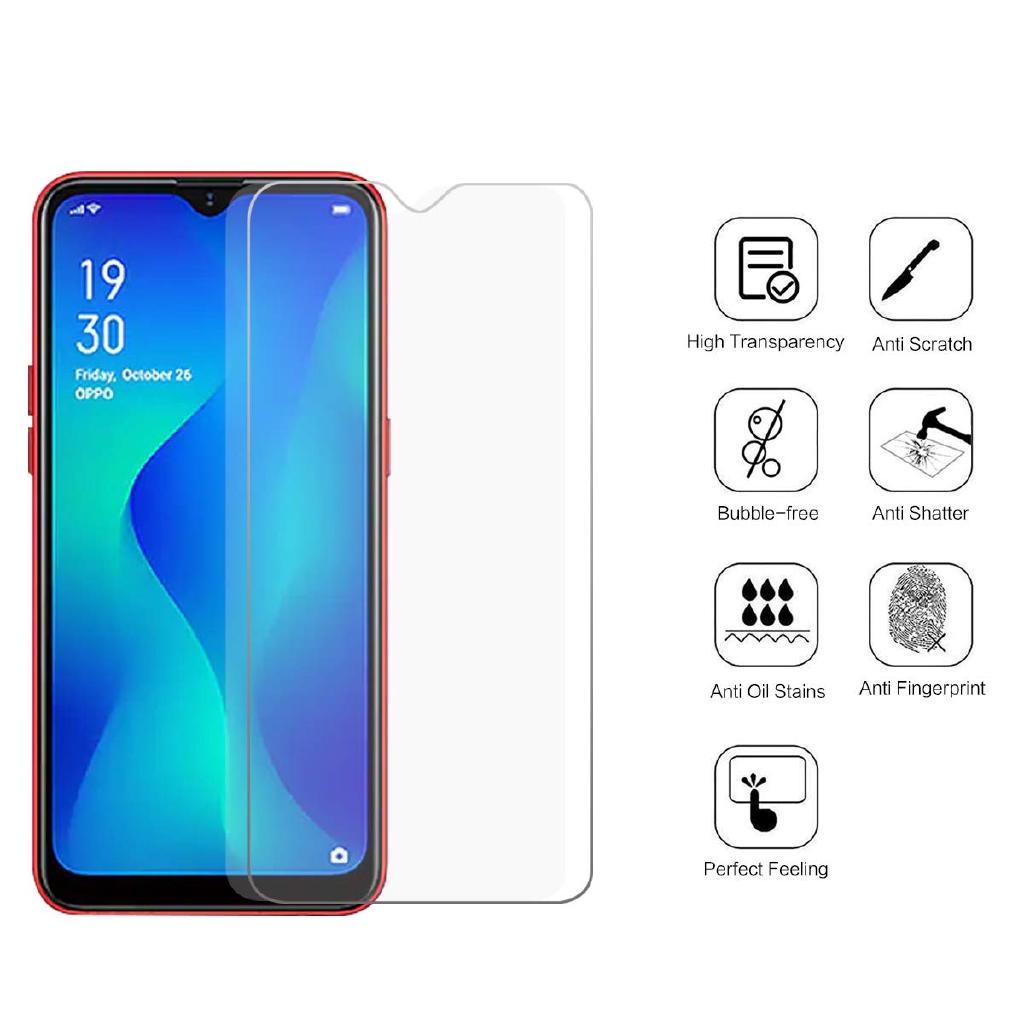 5PCS OPPO A18 A38 A58 4G A98 A78 5G A17 A17K A76 A57 A77 A77s A96 A95 A16 A55 A16k A31 A54 A74 A15 A52 A92 A72 A12e A5s A3s Screen Protector Tempered