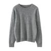 Women's Pure Cashmere Round Neck Sweater - New Fashion, Solid Color, Versatile Warm Knit Pullover