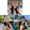 Summer Straw Hat For Women With Wide Brim And Breathable Raffia Material For Beach And Vacation Use