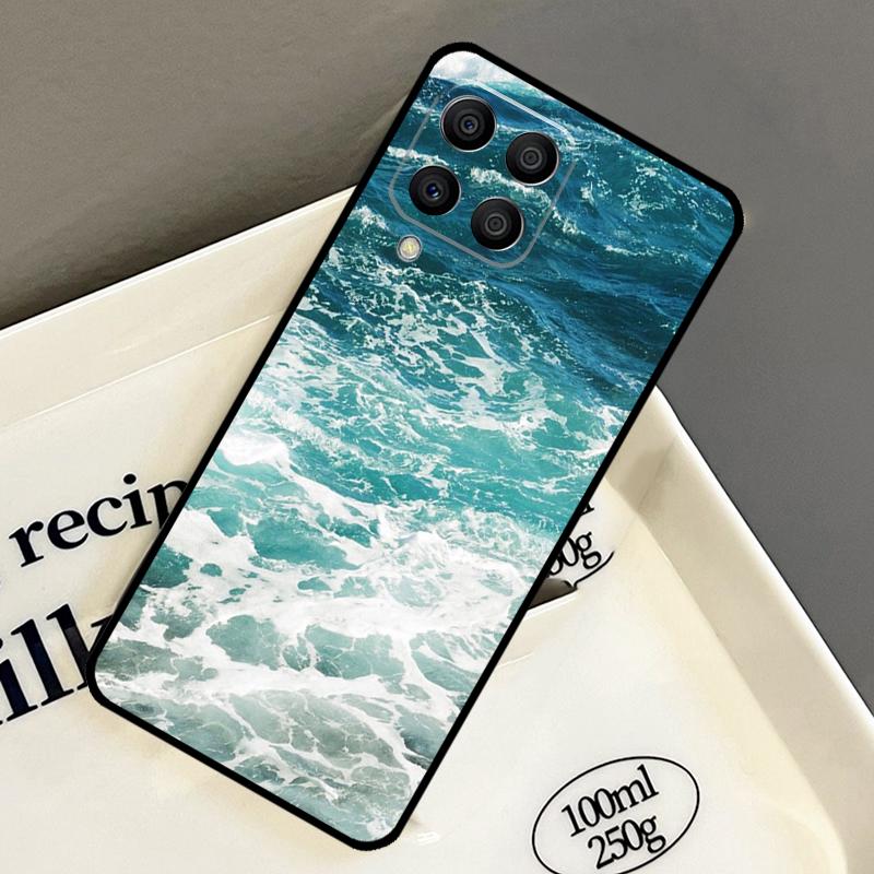 

Blue Ocean Waves Sea Case For Samsung Galaxy M32 M12 M52 M15 M35 M55 M31 M56 M36 M16 M06 M13 M33 M53 M14 M34 M54 Samsung M53