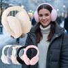 Soft Plush Foldable Earmuffs Ear Protection Fluffy Earflaps  For Women Men Outdoor