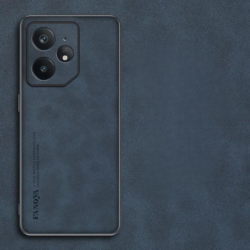 Für Realme NEO 7 GT 7 Pro Luxus Schafslederhülle für Realme NEO7 GT7pro 6 T NEO 6 SE Schutz Stoßfest Silikon Bumper