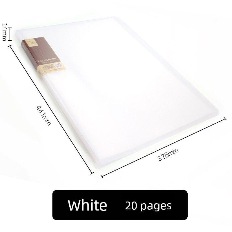 

Children s Drawing Test Paper Clip Insert Sketch Drawing A3/8K 20 Pages White