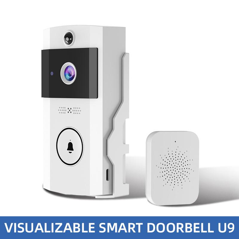 Waterproof Outdoor Wireless Doorbell with Solar Cover Camera WiFi Digital Door Peepholes Smart Home Intercom Video Eye Ring Bell