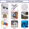 B7000-E8000 Adhesive – Waterproof, Transparent Epoxy Resin Adhesive for Jewellery and Mobile Phones