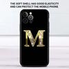 Letter Alphabet Case For Apple IPhone 18 11 13 12 Pro 7 XR X XS Max 8 6 6S Plus 5 5S SE 2020 13Pro Black Phone Cover Capa