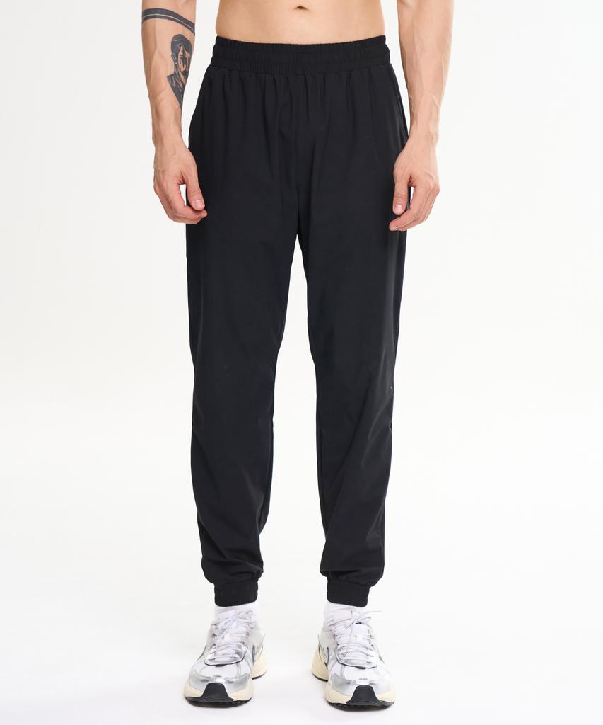 Leijibi [Summer 2-Pack] Airlight Stretch Running Sports Pants Unisex Athletic Jogger Pants M (2 Colors)