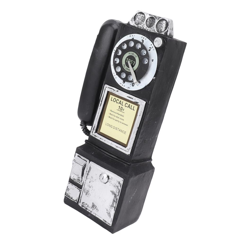 Decorative Phone Model Fashionable Classic Vintage Exquisite Resin Telephone Model Decoration for