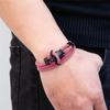 Couple Bracelet 3 Layers Handmade Long Solid Color Braided Rope Multi-colors Gift Soft Sea Turtle Charm Women Bracelet Fashion Jewelry