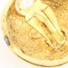 CHANEL COCO Mark Earring Matelasse Plated Gold 28g Women Used