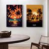 Vintage City Caribbean Egypt Venice Rome Dubai Landscape  Art Poster Canvas Painting Wall Prints Picture Living Room Home Decor