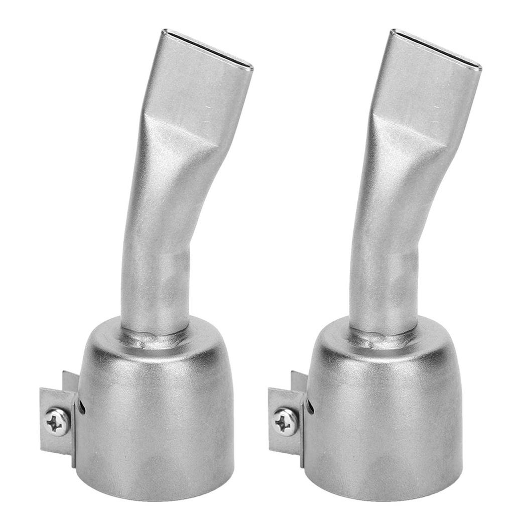 2 stk varmluftpistol sveisedyse rustfritt stål for PVC-plastplateloddetilbehør