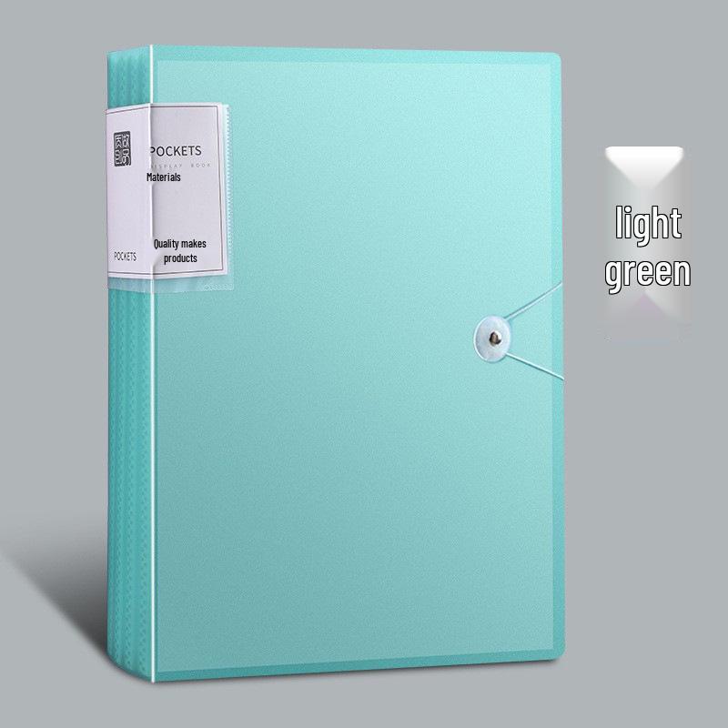 

Прозрачная папка для документов формата А4 - Альбом для хранения сертификатов, контрольных работ и фотографий 40 pages