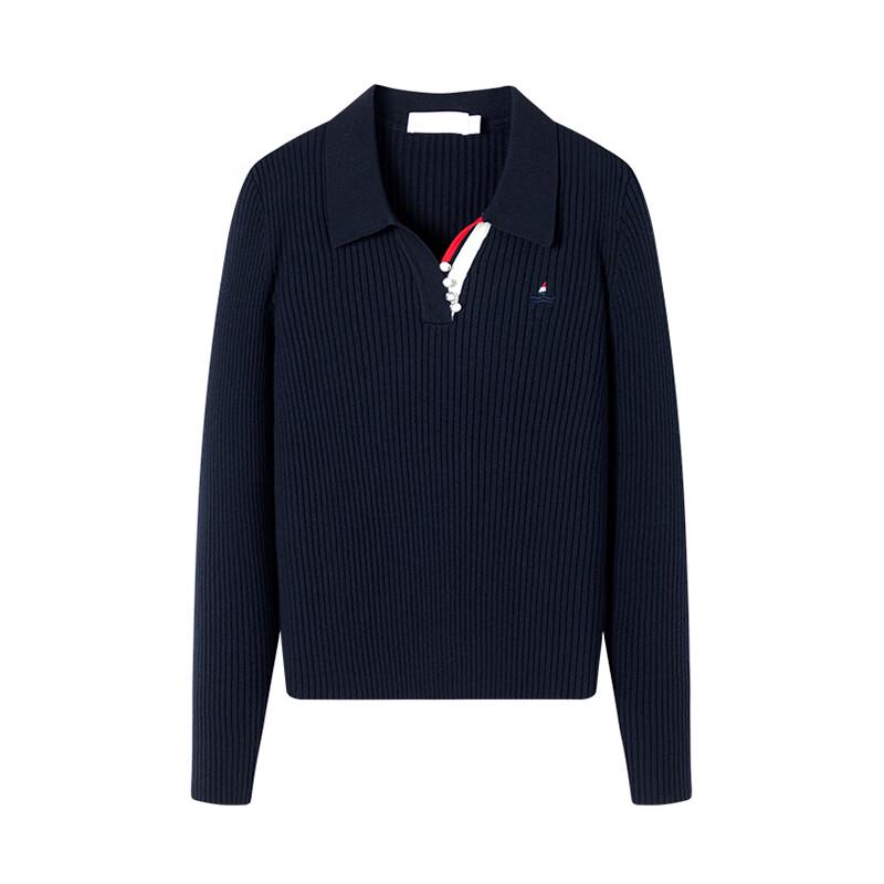 Navigare Women's Slim-Fit Knitted Wool Pullover