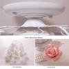 Japanese Pastoral Ceiling Lights Rose Wrought Iron Flower Lamp Porch Aisle Mount Ceiling Lamps Kitchen Home Lighting 110-265V