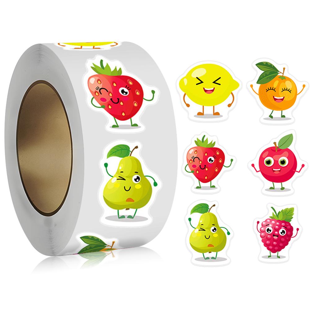 100-500Pcs High-Quality Cartoon High-Quality Fruit High-Quality Pattern High-Quality Stickers High-Quality Baking High-Quality Birthday High-Quality