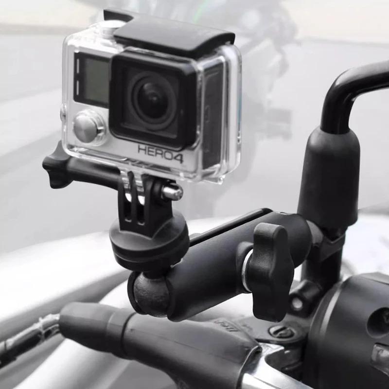 Bicycle Holder Bracket Anti-shock Motorcycle Camera Holder Bike Handlebar Mount For Action Camera /Video Recorder 360 Rotating