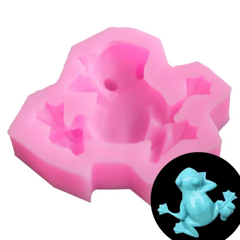3D Frog Chocolate Mold DIY Handmade Soap Epoxy Mold Cake Mold Silicone Mold Baking Tools Cake Decoration