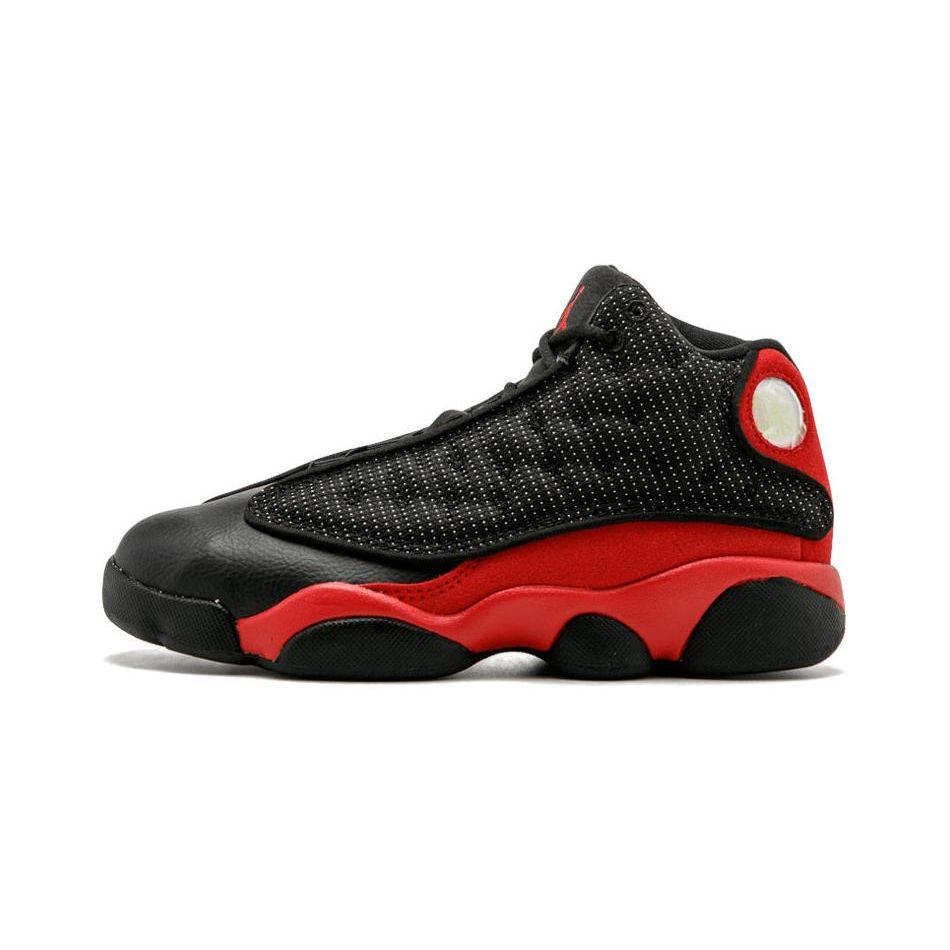 

Детские кроссовки Air Jordan 13 Retro PS Bred 2017 Black True-Red White 414575-004