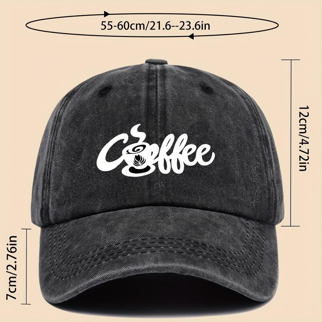 Retro Washed Baseball Cap Simple Breathable Adjustable Unisex Hat
