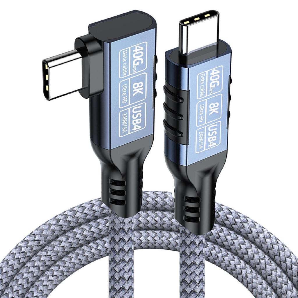 USB 4.0 8K 240W Video, Charging and Data Cable for iPhone MacBook Xiaomi Huawei