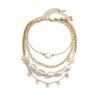 Temperament Beach Beaded Necklace Simplicity Starfish Shell Necklace New Imitation Pearl Necklace