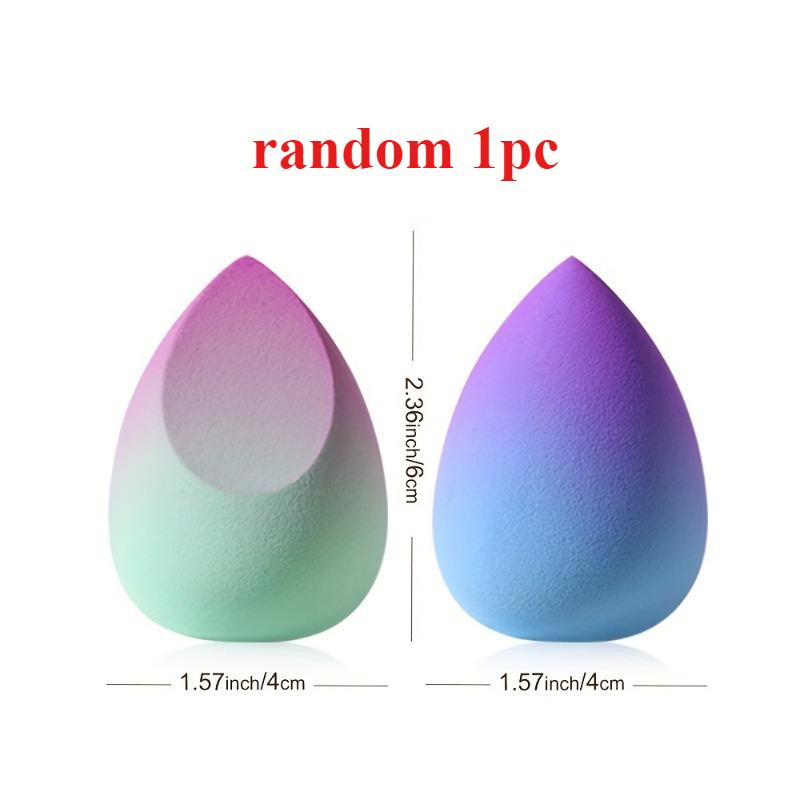 

1/4PCS Gradient Color Sponge Beauty Egg Makeup Foundation Mixed Beauty Wet and Dry for BB Cream Liquid Foundation