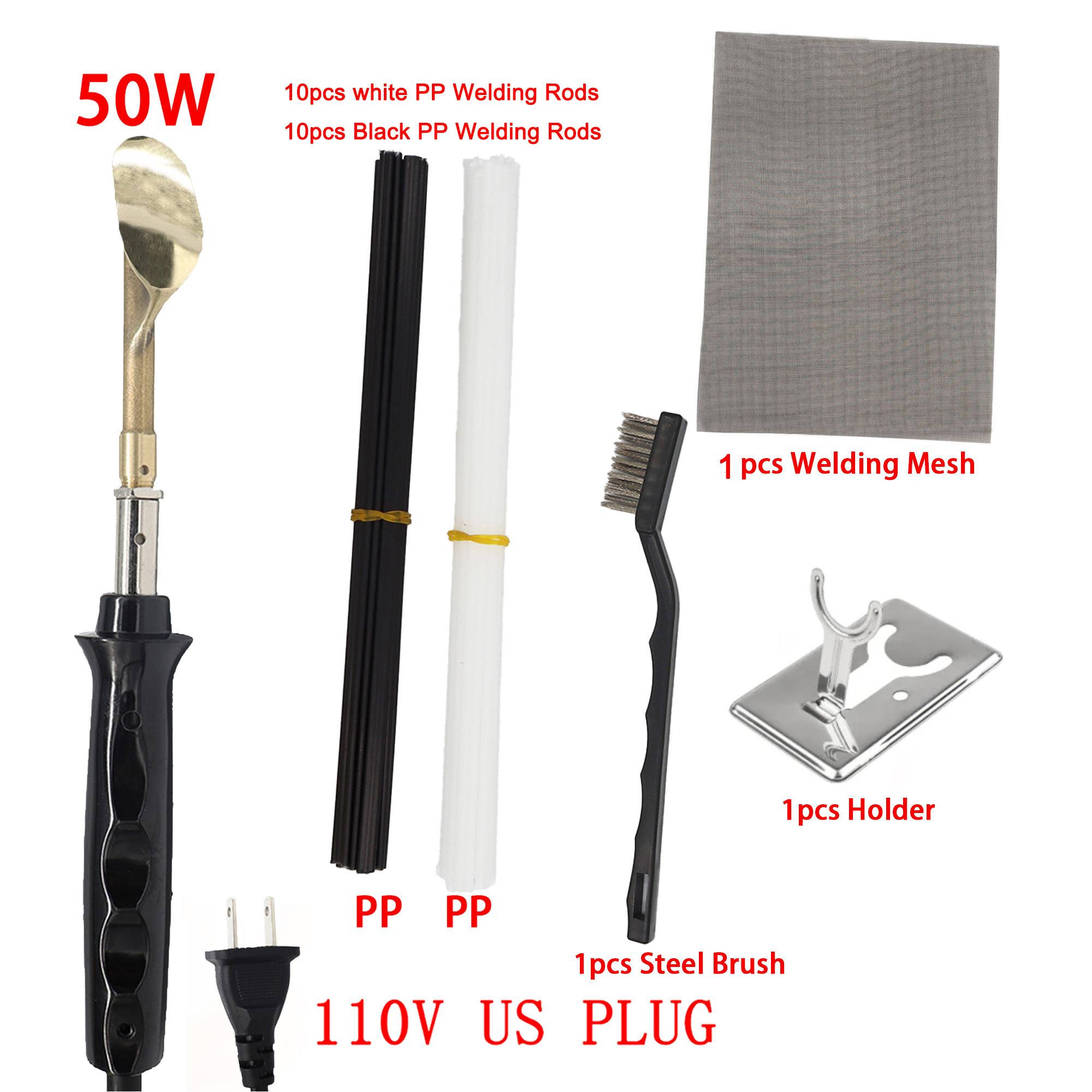 

50W PE PVC ABS PP plastic welding kit, car bumper repair kit, plastic welding machine, DIY tool kit