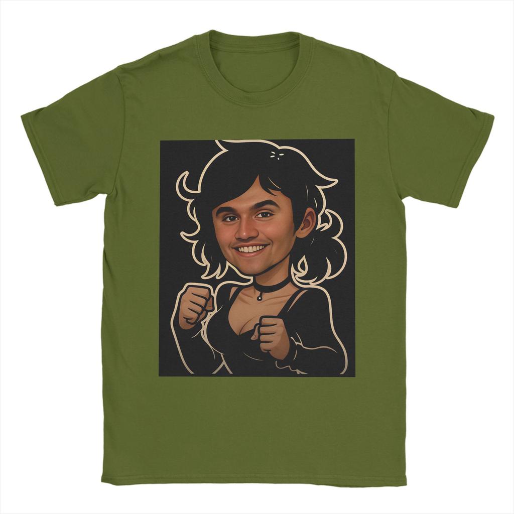 Unisex Unisexs T Shirt Charlie Kirk Cartoon Portrait Tshirts Hippie Summer Tee Shirt Vintage Print Cotton Clothes Gift Idea
