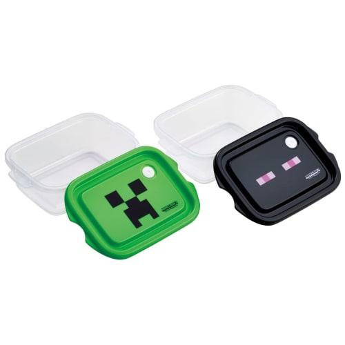 Skater Minecraft 500ml 2-Pack Antibacterial Food Storage Containers, Made In Japan, FCN2WAG-A