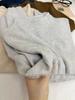 Chic Cream Yellow Slim-Fit Women's Base Layer Sweater for Autumn/Winter