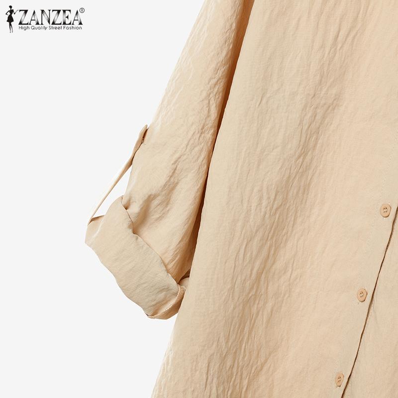 ZANZEA Womens Long Sleeve Blouse and Pants Casual Two Piece Suit Sets