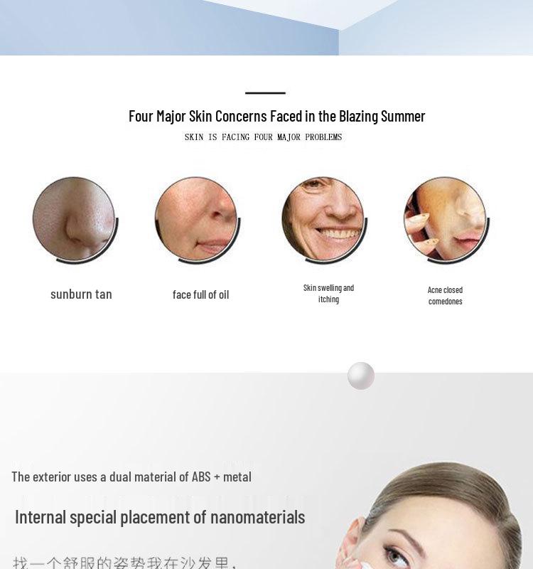 Advanced Ionic Ice Roller for Face Massage and Beauty Therapy
