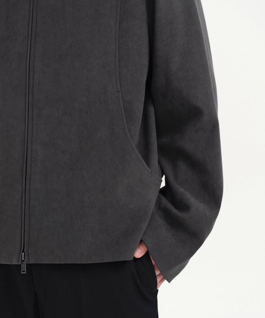 Musinsa Standard Brushed Relaxed Minimal Jacket [Gunmetal]