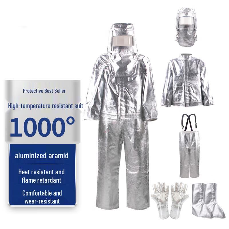 1000°C Aramid Aluminum Foil High-Temperature Heat Resistant Suit 1