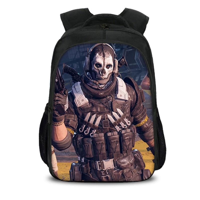 Call of Duty Double Layer Backpack Durable, Fashionable, Large Capacity School Boy and Girl Birthday Best Gift