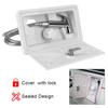 RV External Exterior Shower with Lock for Boat Marine Camper Motorhome Caravan RV Shower Box Kit Camper Accessories